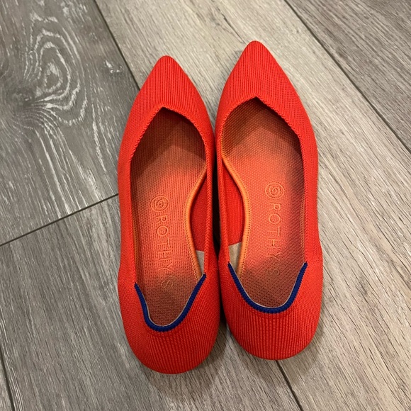 ROTHYS The Point II Flats, Lollipop Red- Size 8.5 - Picture 8 of 13